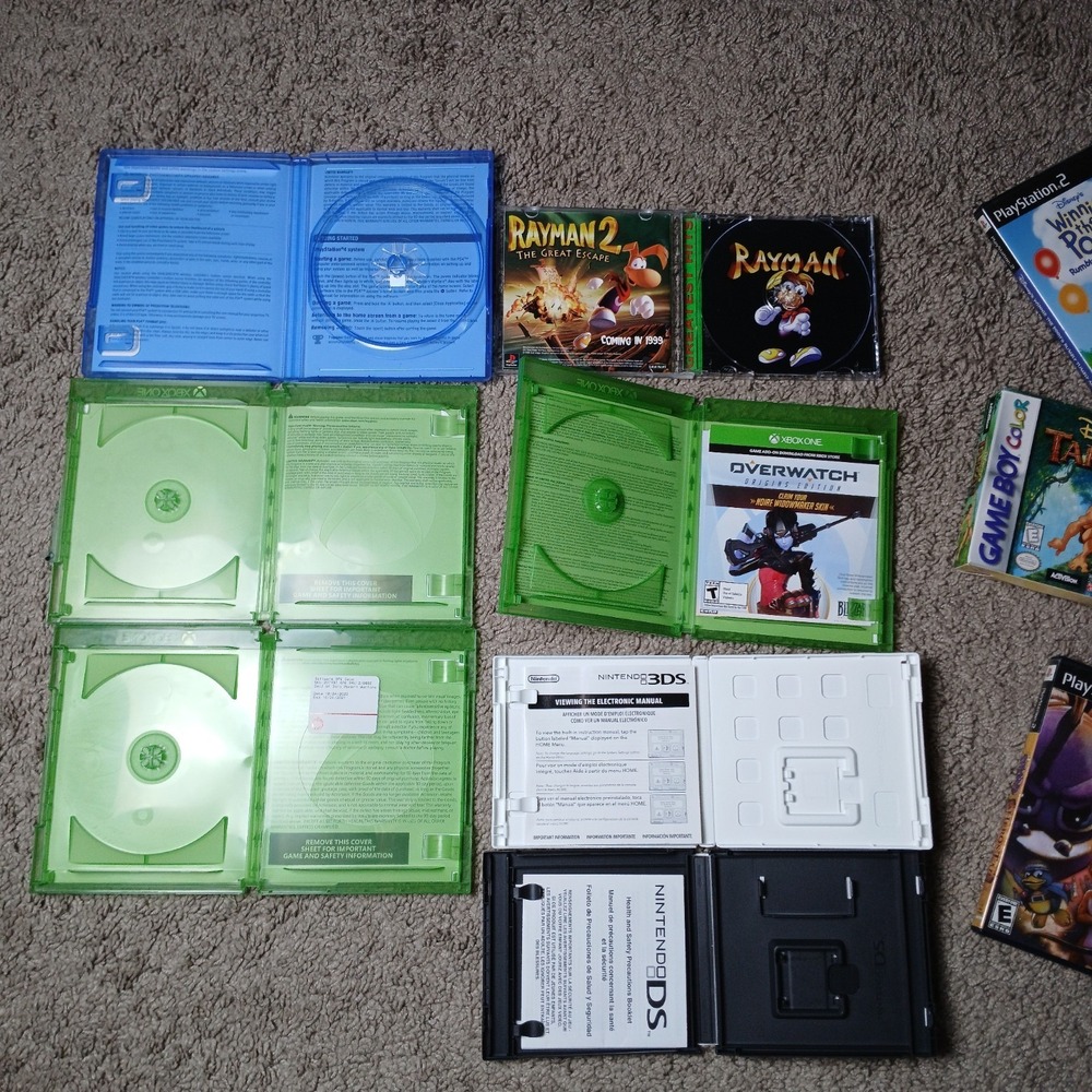 Nintendo 3DS PS2 Xbox CASE AND MANUAL ONLY Lot: Spyro, Kirby, Rayman, COD… VG1 - Picture 4 of 6